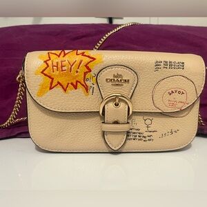 NWOT Coach X Jean Michel Basquiat Kleo Crossbody Purse 2021